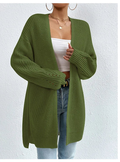 Luxe Ease Long Summer Knit Cardigan