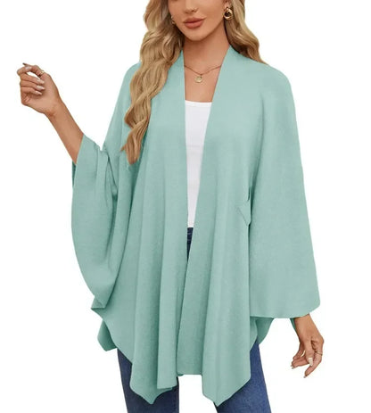 Soft V-Neck Shawl Wrap