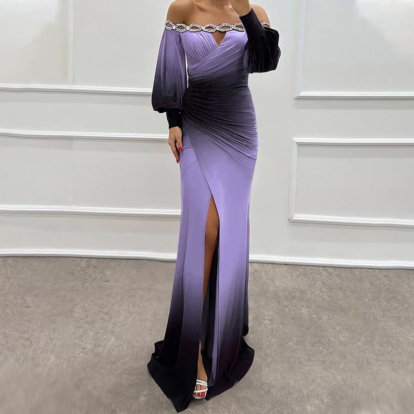 Starlit Muse One-Shoulder Dress