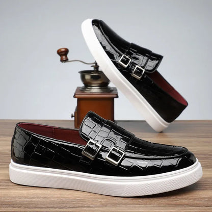 Alligator Monk Strap Dress Shoes