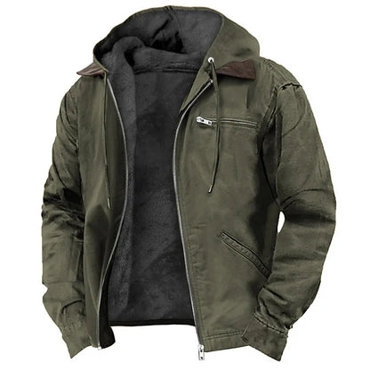 Frost Core Cotton Hooded Zip Jacket