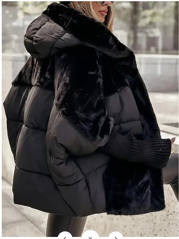 Frost Glow Hooded Down Jacket