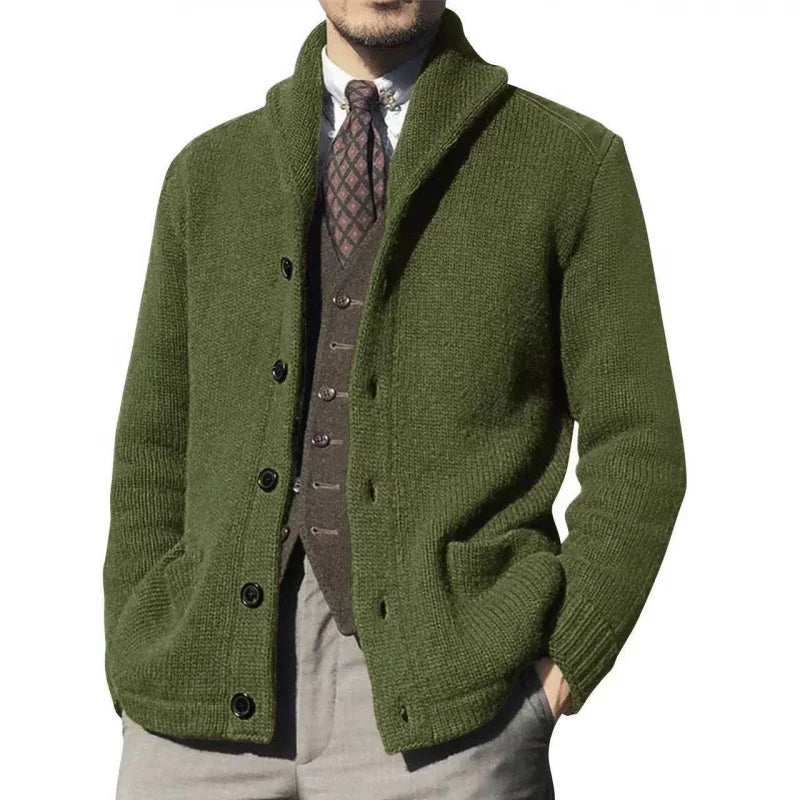 Men's Knitted Sweater Cardigan Casual Warm