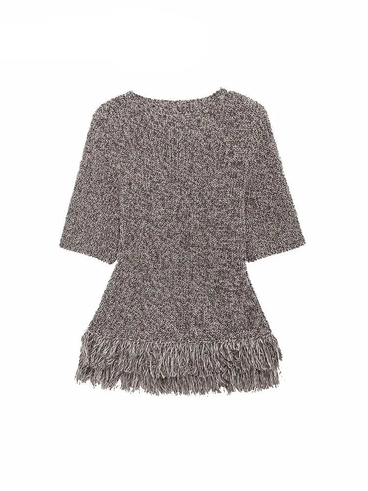 Women’s Tassel Decoration Sweater