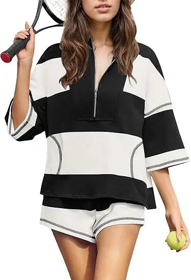 Vibe Play Striped Breeze Coord Set