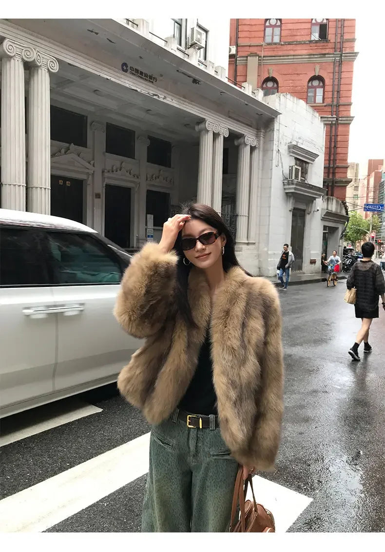 Women’s Short Fur Jacket