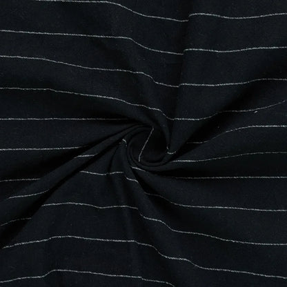 Striped Hooded Linen Shirt