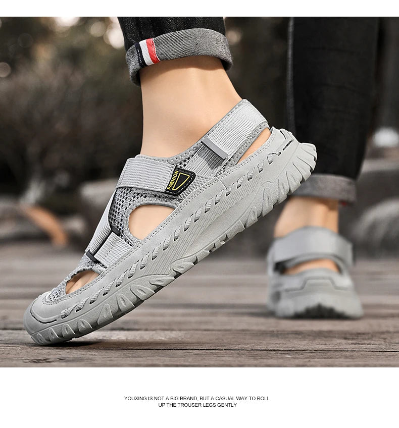 TerraWalk Genuine Leather Men’s Sandals