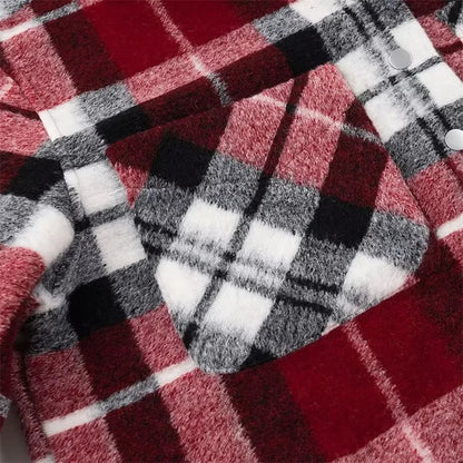 Elegant Single-Button Woolen Coat
