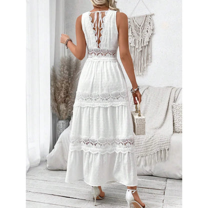 Elegant Lace Bohemian Dress