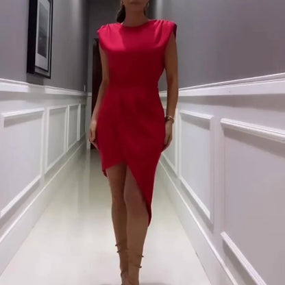 Urban Allure Asymmetric Bodycon Dress