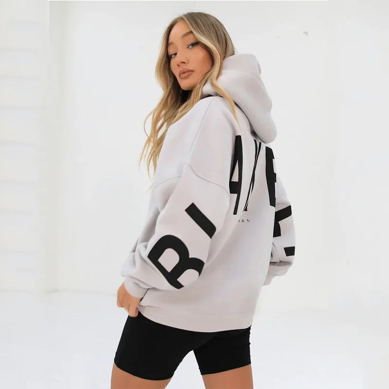 Women's Thickened Fleece Oversized Hoodie