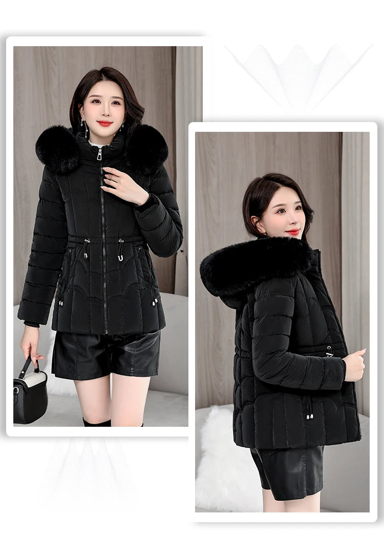 Padded Hooded Down Jacket