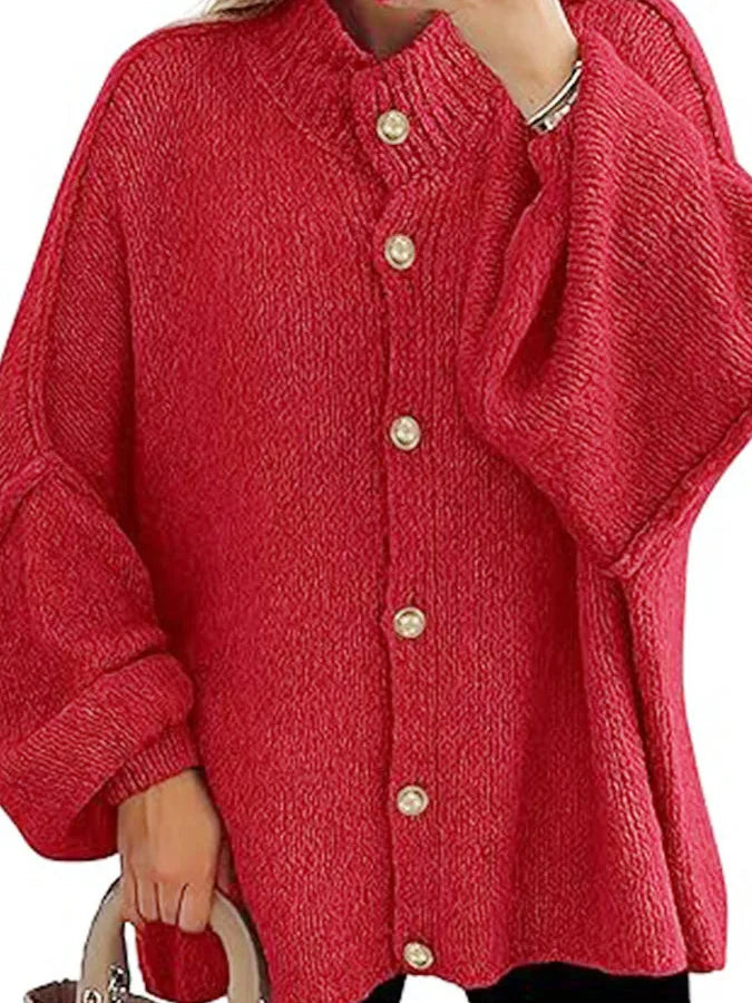 Women’s Loose Long Sleeve Knitted Sweater