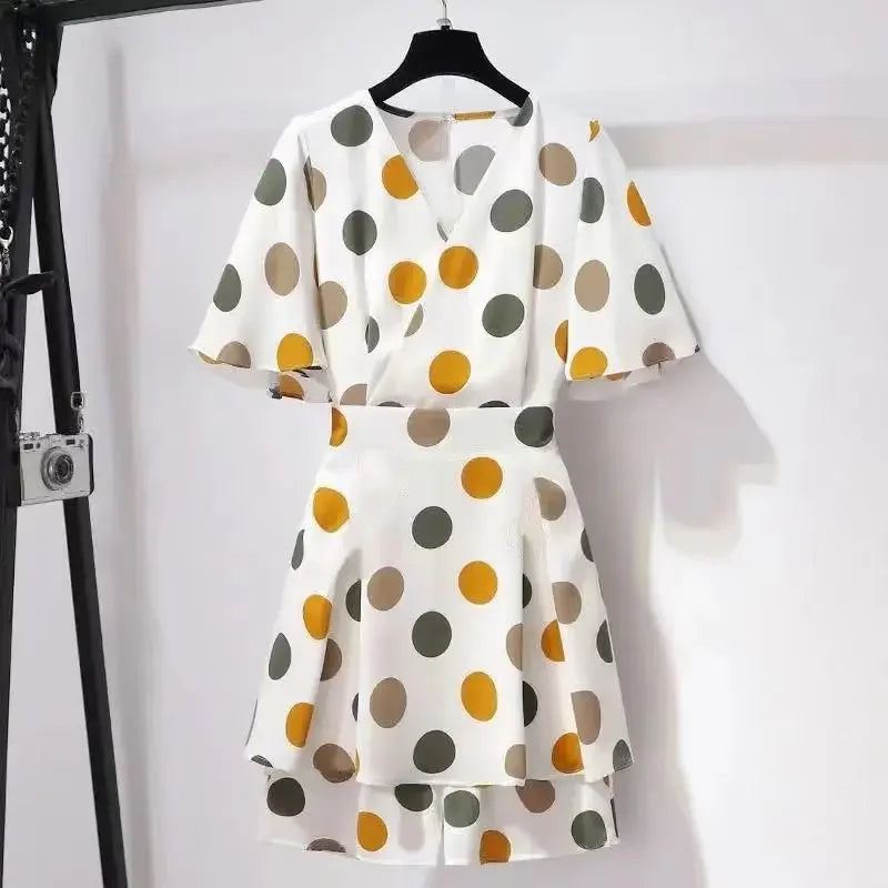 Bloom Essence Chiffon Suit Set