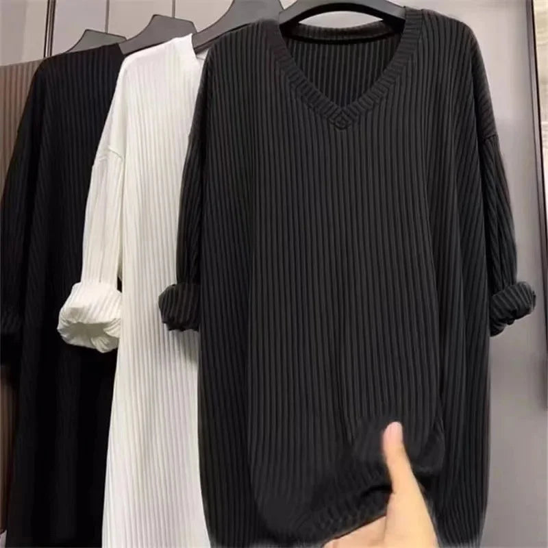 Winter Mink-Like Loose-Fit Knee-Length Dress