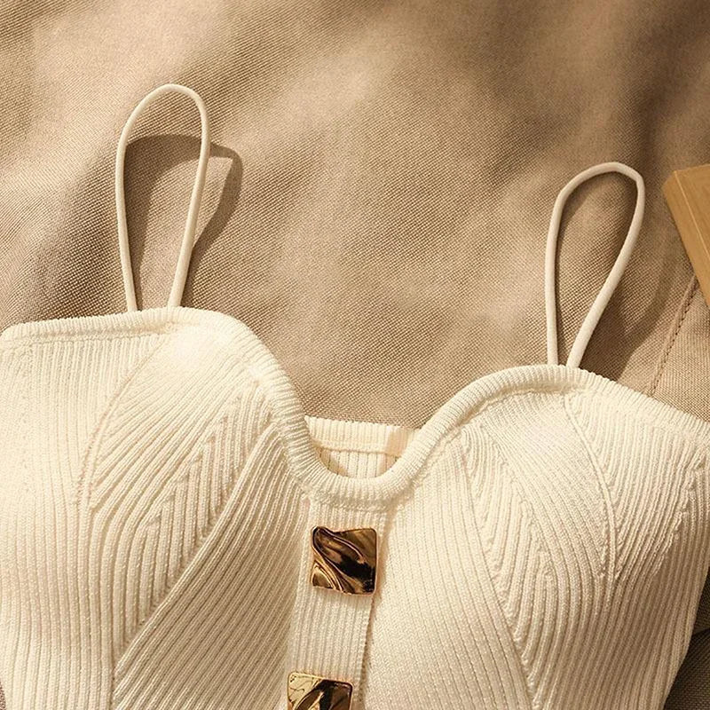 French Style Cross-Knit Camisole