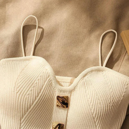 French Style Cross-Knit Camisole