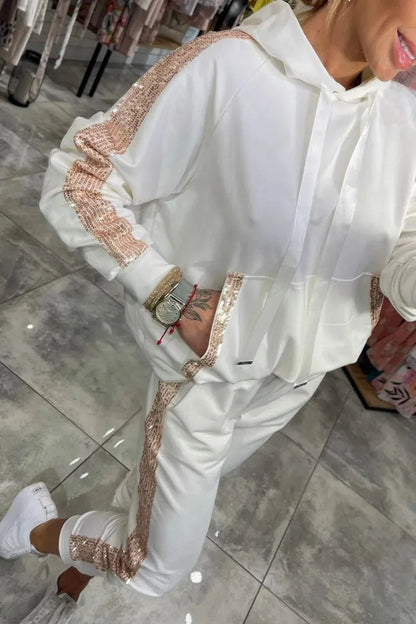 GlimmerFit Sequin Pocket 2-Piece Set