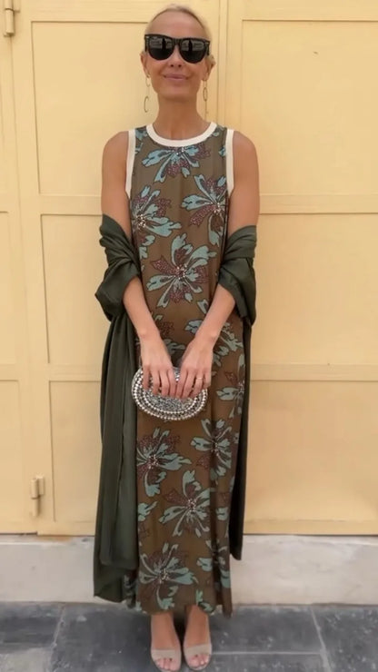 Boho Elegance Two-Piece Dress Set