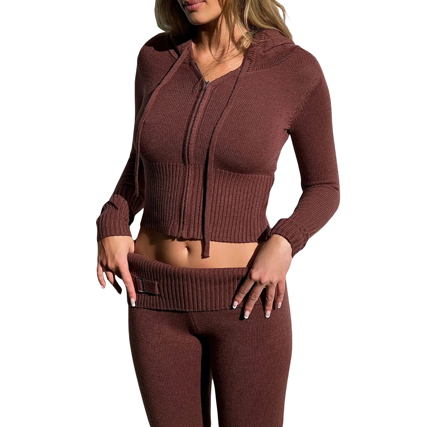 Zara Zip-Up Hoodie & Pants Set