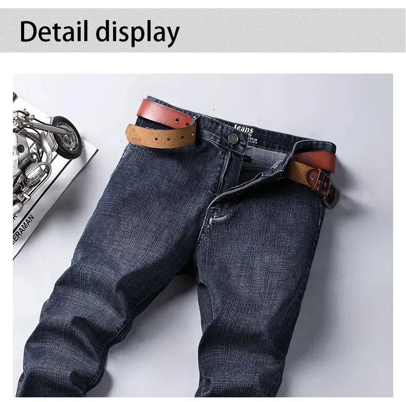 Luxury Slim Fit Stretch Denim Jeans