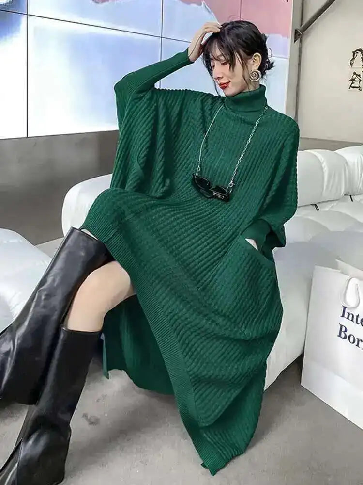 Women’s Oversized Turtleneck Pullover