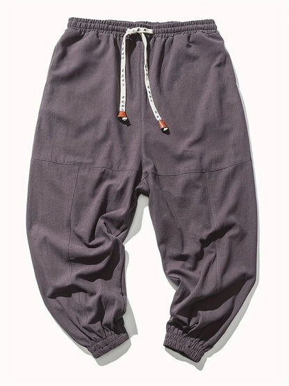 Zen Flow Oversized Linen Harem Pants
