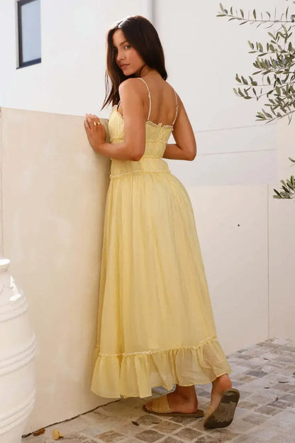 Elegant Slash Neck Holiday Maxi Dress