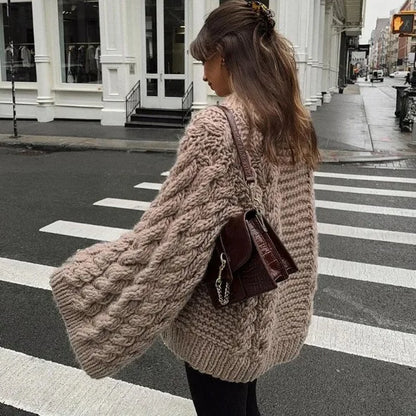 Twist Loom Chunky Knit Pullover Sweater