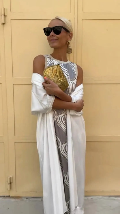 Boho Elegance Two-Piece Dress Set