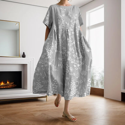 Boho Bloom Oversized Flowy Dress