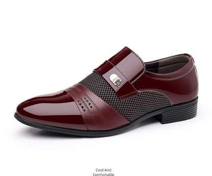 Regal Step Wine Red Loafers