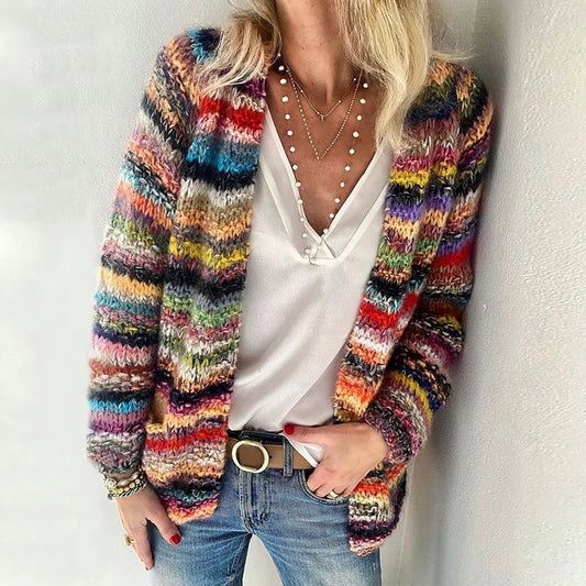 ChicEase Y2K Knit Crop Cardigan