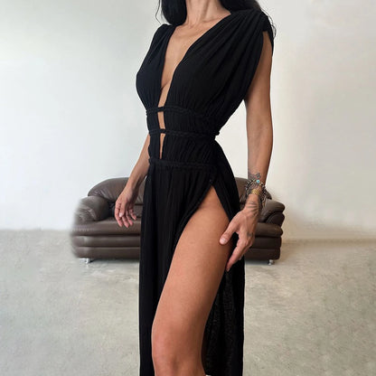 Sunbraid Elegance Off-Shoulder Dress