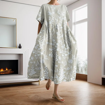 Boho Bloom Oversized Flowy Dress