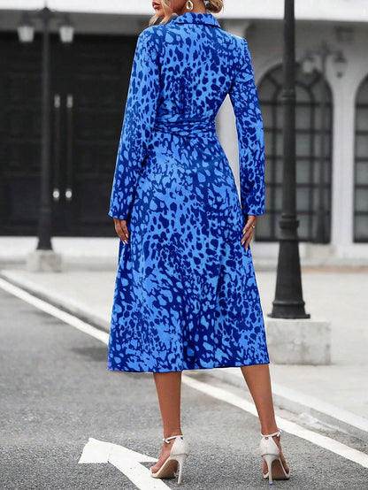 Spring Oversized Print Suit Set