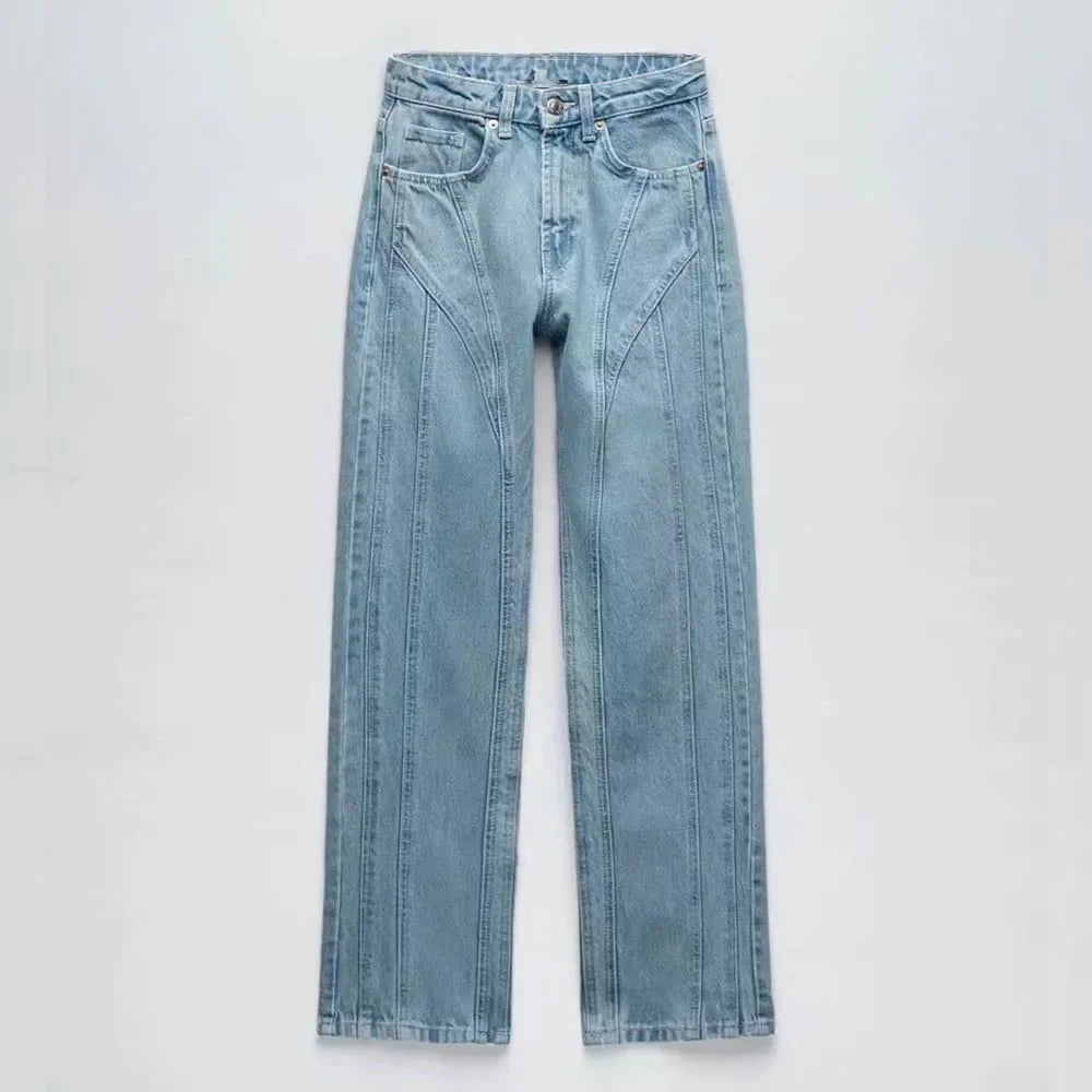 Retro Charm Cropped Denim Navel Jacket