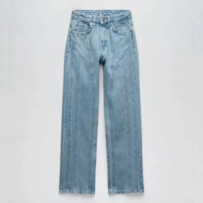 Retro Charm Cropped Denim Navel Jacket