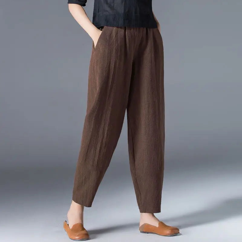 Breezy Ease Cotton Harem Pants