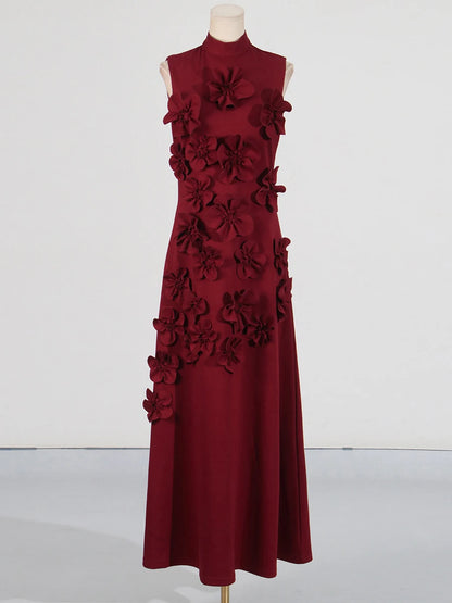Lace Luxe Patchwork High Waist Dress