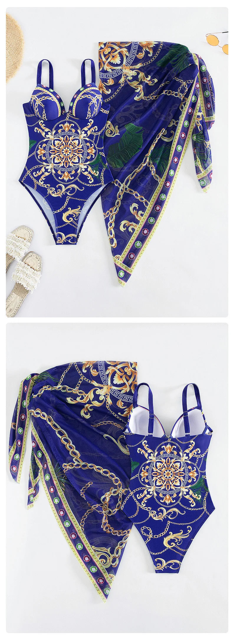 Luxury Underwire Monokini & Cover-Up