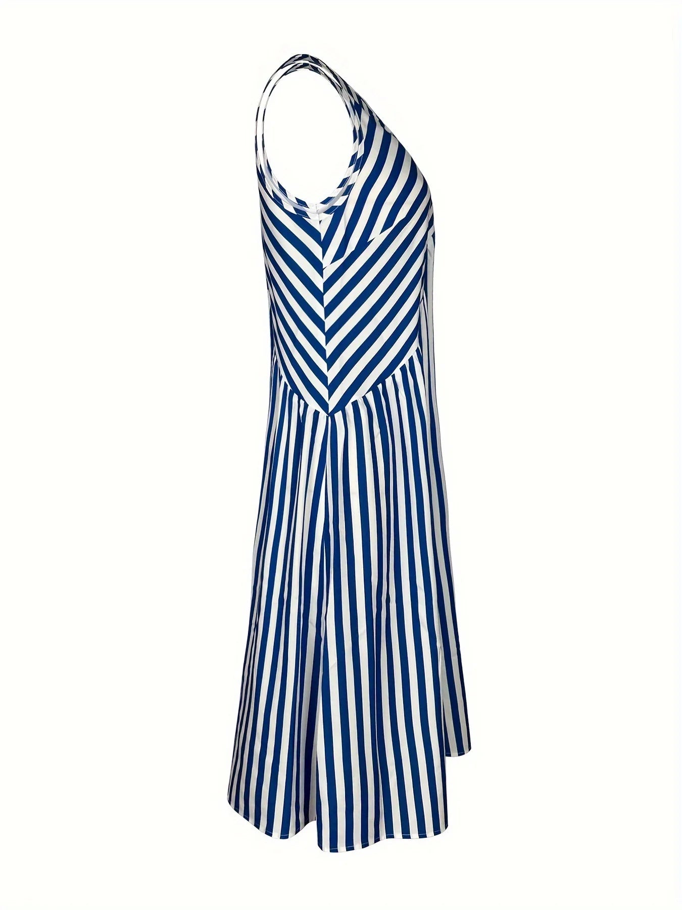 Chic Summer Casual Loose Stripe Dress
