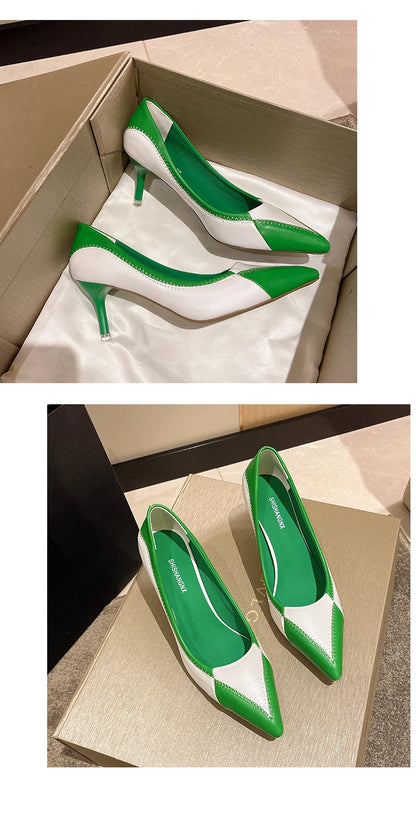 Pointed Toe Stiletto Party Heels