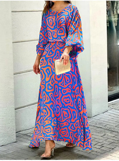 Effortless Elegance Long Sleeve Skirt Set