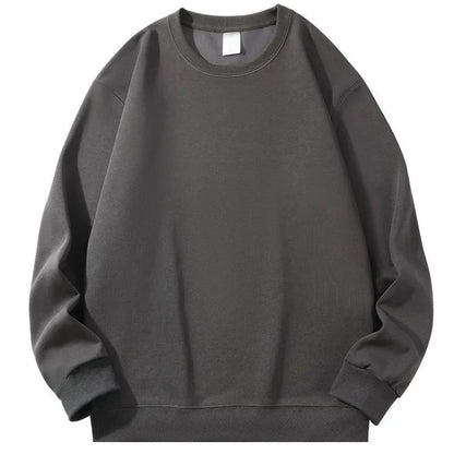 Casual Loose Fit Round Neck Sweatshirt