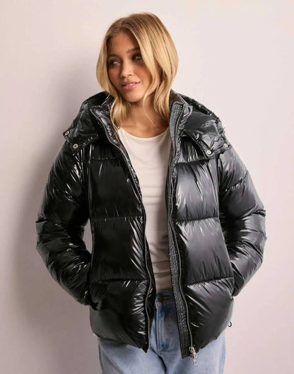 Casual Zip-Up Hooded Cotton Jacket