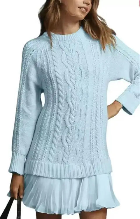 Casual Floral Lace Sweater