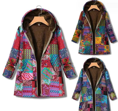 Women’s Floral Hooded Jacket