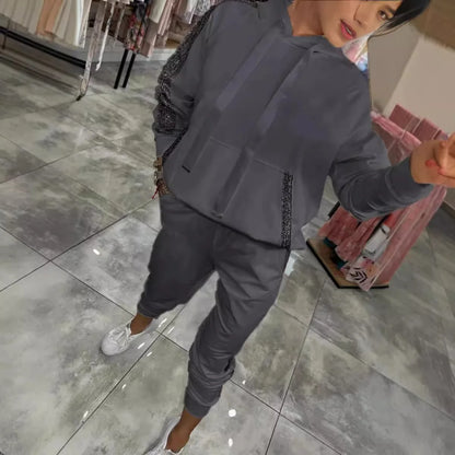 GlimmerFit Sequin Pocket 2-Piece Set